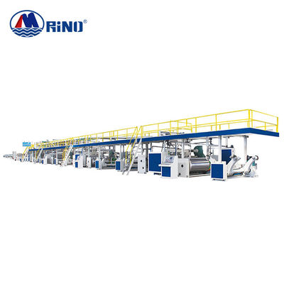Kalite 3 5 7 Katlı Karton Üretim Hattı 100m/Dk 100kw 5 Katlı Otomatik Ondüle Tesisi fabrika